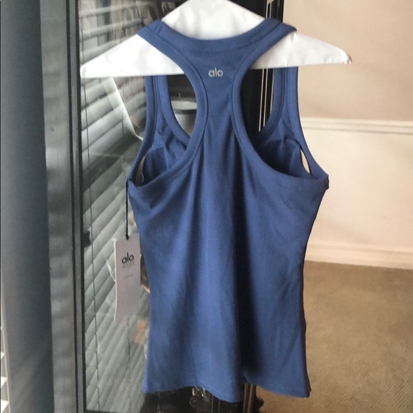ALO Yoga Blue Tank Top - Picture 2 of 7
